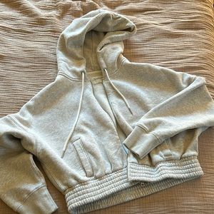 Grey Abercrombie zip up
